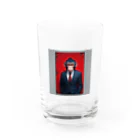 ZZRR12の上司のような猿 Water Glass :front