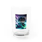 dcgnori／ワンコ画像のナイト、ドライバー、マーシー Water Glass :front