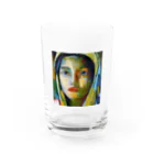 なっつ ふぁくとりーの未来を見つめる少女 Water Glass :front