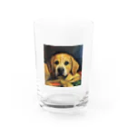 なっつ ふぁくとりーのThe Dog Water Glass :front