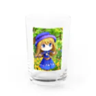 なっつ ふぁくとりーのかかしちゃん Water Glass :front