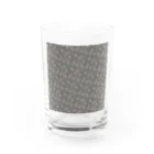 B-catの微生物パターン灰_アイテムいろいろ Water Glass :front