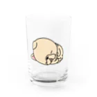 2216studioのちまっと寝てるフレブルちゃん。 Water Glass :front