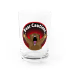 kamono84009のBear Caution! Water Glass :front