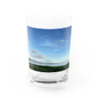 ブルームーンのあおぞらとびわこにいやされます。 Water Glass :front