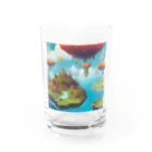 G7のショップの 幻想の浮遊アイランド コレクション（Fantastical Levitating Islands Collection） Water Glass :front