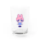 さくりゃ | オリジナルイラストグッズのうさナノちゃん Water Glass :front