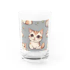 しゃいんぼっくすのねこみけちゃん Water Glass :front