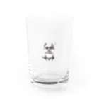 garireoの飼い主を待っている犬 Water Glass :front