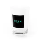 .P.T.I.N. HIKEの.P.T.I.N. HIKE - SQUARE LOGO BLACK Water Glass :front