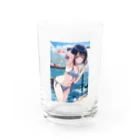 仮想の妖精たち: AI美少女の魅力のデジタル夢幻アートシリーズ Water Glass :front