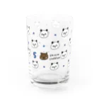 工房ちまちまのyama coffee５th anniversary Water Glass :front