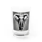 はむちショップのElephant Water Glass :front