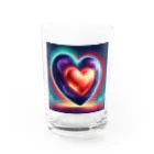 FortuneRiserのスチールハート Water Glass :front