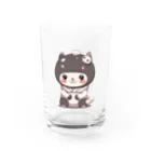 のりこのお店の可愛い大黒天くん Water Glass :front