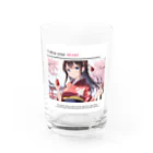 何これ屋の着物女子 Water Glass :front