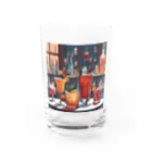 ReoReo-Artの冬のカクテルシリーズ Water Glass :front