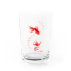 ぼののドット金魚 Water Glass :front