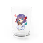 🍖のにく(澄ちゃんイラスト) Water Glass :front