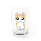 おりょうのネコちゃんグッズのかわいいアメリカンカール② Water Glass :front