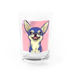 kuchibueyaのチワワ　 Water Glass :front