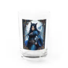 ZZRR12の「狐魔女の蒼き炎」 ： "The Azure Flames of the Fox Witch" Water Glass :front