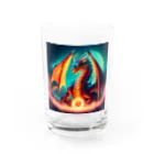 fantastical storeのdragons Water Glass :front