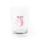 やまえながのふわふわしまえなが【はるだ】 Water Glass :front