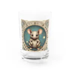 Yoshikoのクリエイトショップの１ばんのりのねずみくん Water Glass :front