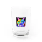 629_CAT_ARTのカラフルサイバーキャット vol3 Water Glass :front