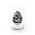 面白デザインショップ ファニーズーストアの雲上の城塞：日本オデッセイ Water Glass :front