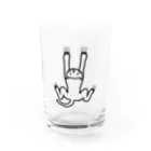 cote2のギリギリねこ Water Glass :front