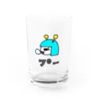 shop kanipanのドク乙女星人・ネガ子（プー） Water Glass :front