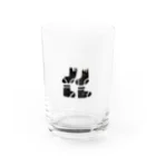 ツメサキの世界のくつした Water Glass :front