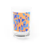 理系大学院生の出力のteal orange Water Glass :front