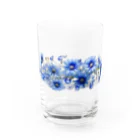 Lunatic-the-Jokersの[9月]September-Sapphire&Aster Water Glass :front