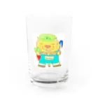 マティリアルの可愛い猫の農家さん Water Glass :front