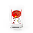 Oriのねこだって たつ年 Water Glass :front