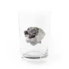 SHOP⊿ DELTAのpolygon-Dog ver.Silver Water Glass :front