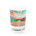 "Positive Thinking"のPositiveThinking Water Glass :front