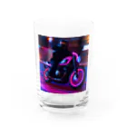 MaSaRuのバイクのイラストグッズ Water Glass :front