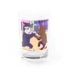 ブギーズのタイマン猫 Water Glass :front