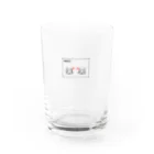 まおい相談役のねここさんとめがねこさん Water Glass :front