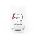 KAAK studioのtoothくん Water Glass :front