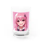 ラブリーランドのMOE-chan Water Glass :front