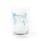 ペッチャリーノ・ヘチマチョフのネコ (blue) Water Glass :front