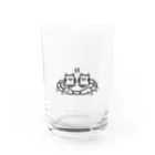 ねこ鉄道の温泉猫 Water Glass :front