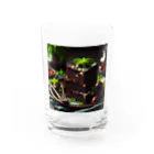 Girigiri-kのダークチョコレートとミントのフードゥブラウニー Water Glass :front