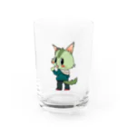 Tattiy2030dx(タッティー)のキャッティーくん Water Glass :front