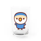 いんこ屋堂のコザクラインコ（バイオレットチェリー） Water Glass :front